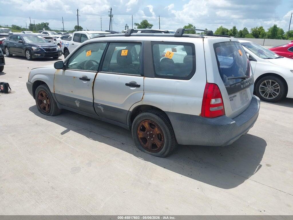 JF1SG63625H718591 2005 SUBARU FORESTER photo no. 3