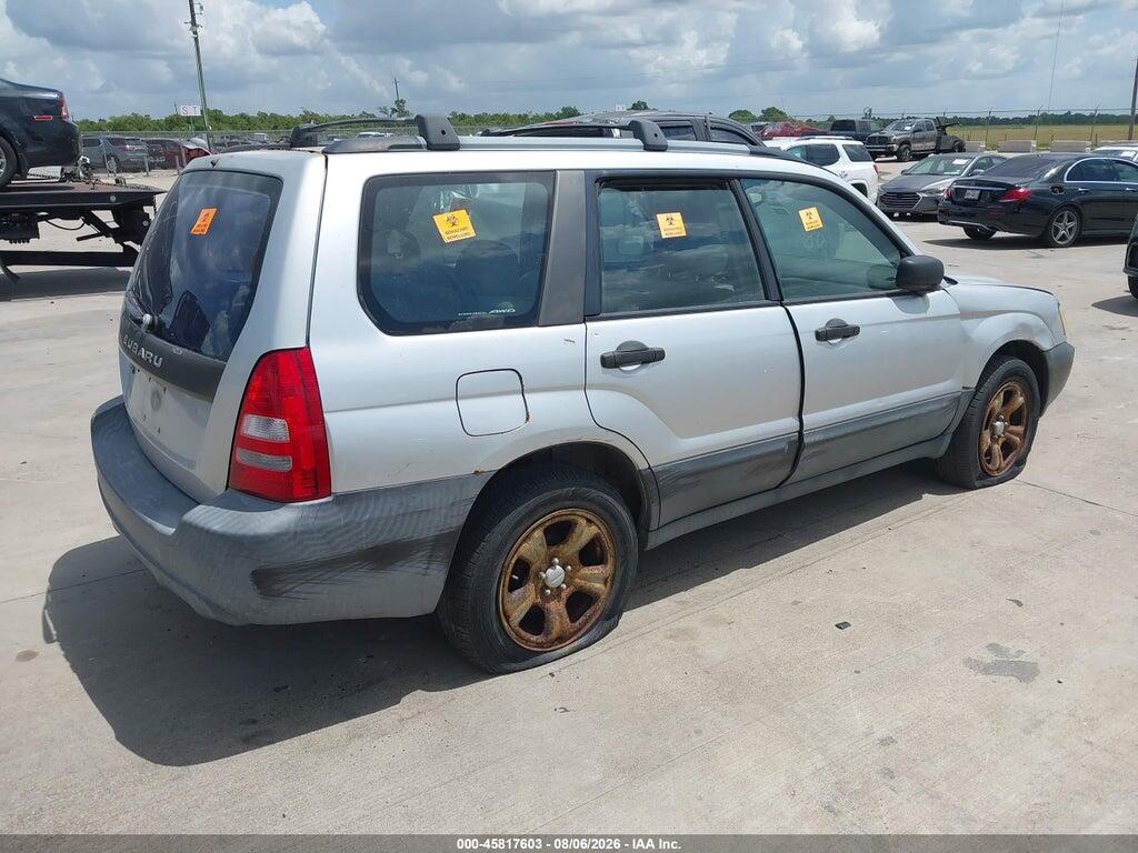 JF1SG63625H718591 2005 SUBARU FORESTER photo no. 4