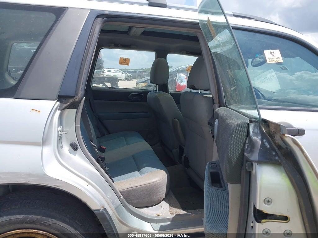 JF1SG63625H718591 2005 SUBARU FORESTER photo no. 8