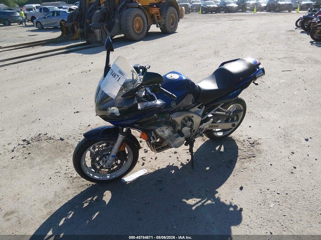 JYARJ08E25A004195 2005 YAMAHA FZ6 photo no. 2