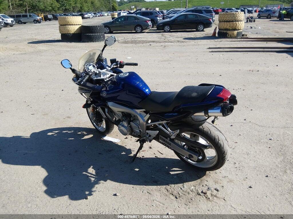 JYARJ08E25A004195 2005 YAMAHA FZ6 photo no. 3