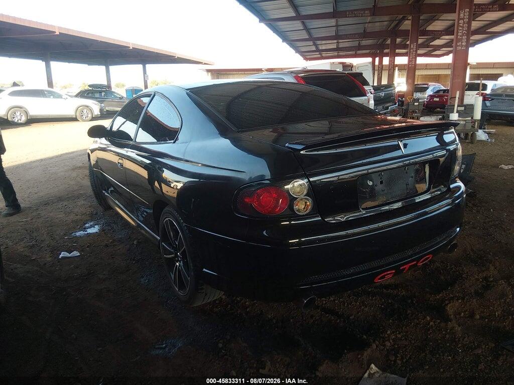 6G2VX12U76L555601 2006 PONTIAC GTO photo no. 3