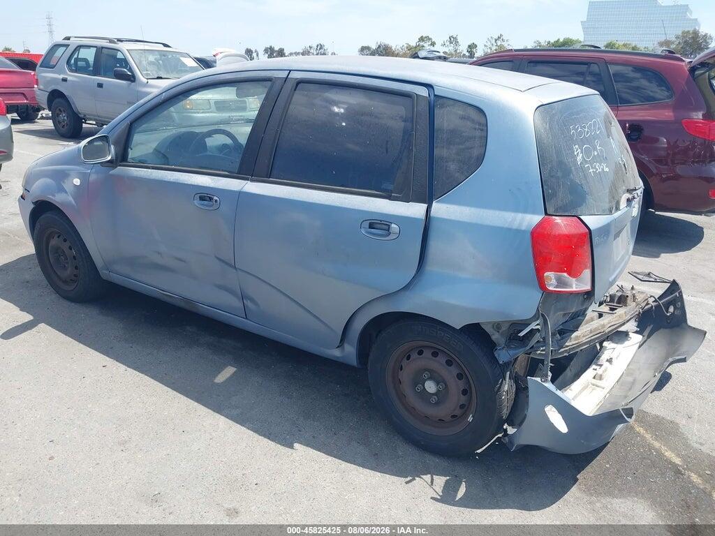 KL1TD66636B681761 2006 CHEVROLET AVEO photo no. 3