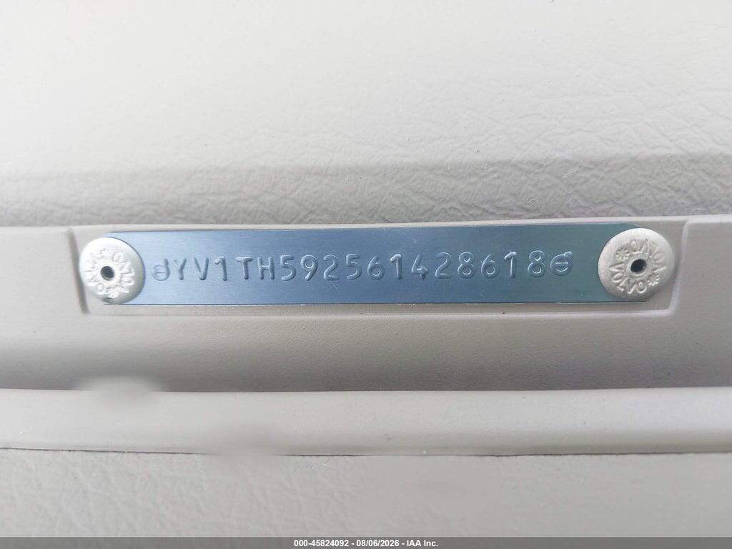 YV1TH592561428618 2006 VOLVO S80 photo no. 9