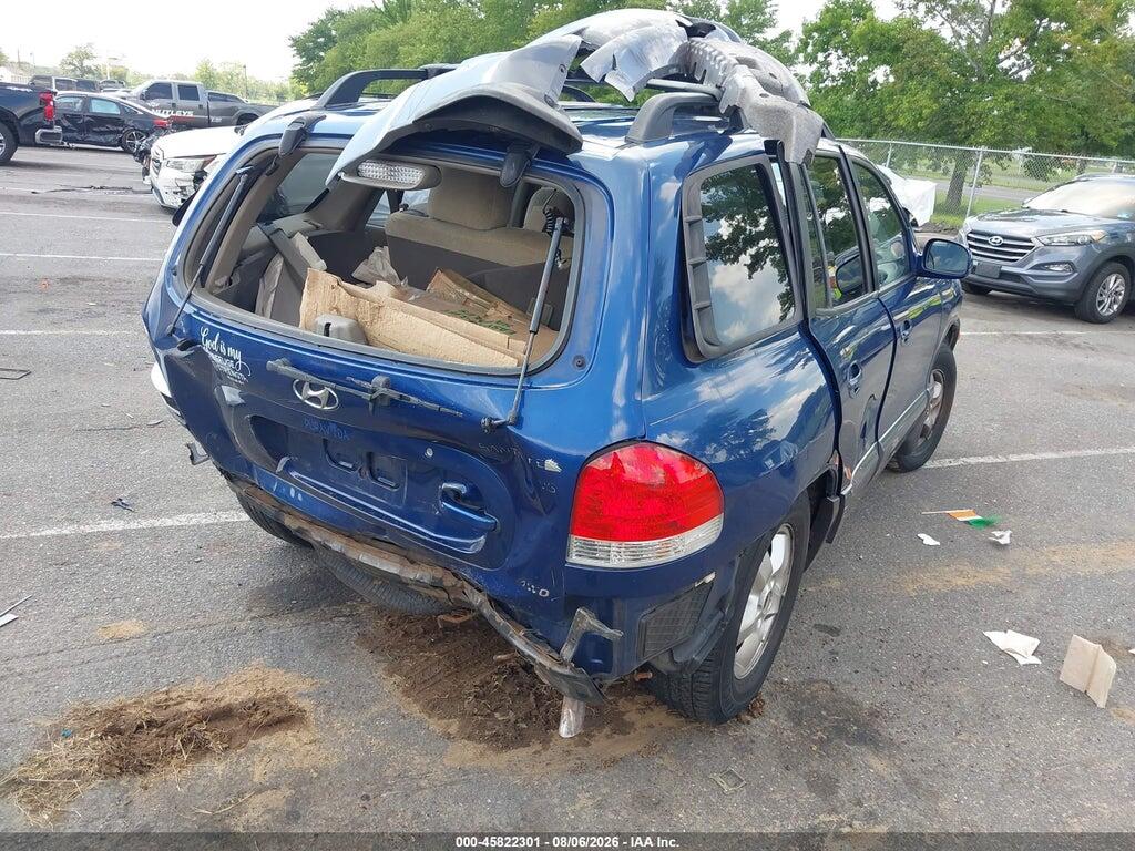 KM8SC73D36U092323 2006 HYUNDAI SANTA FE photo no. 4