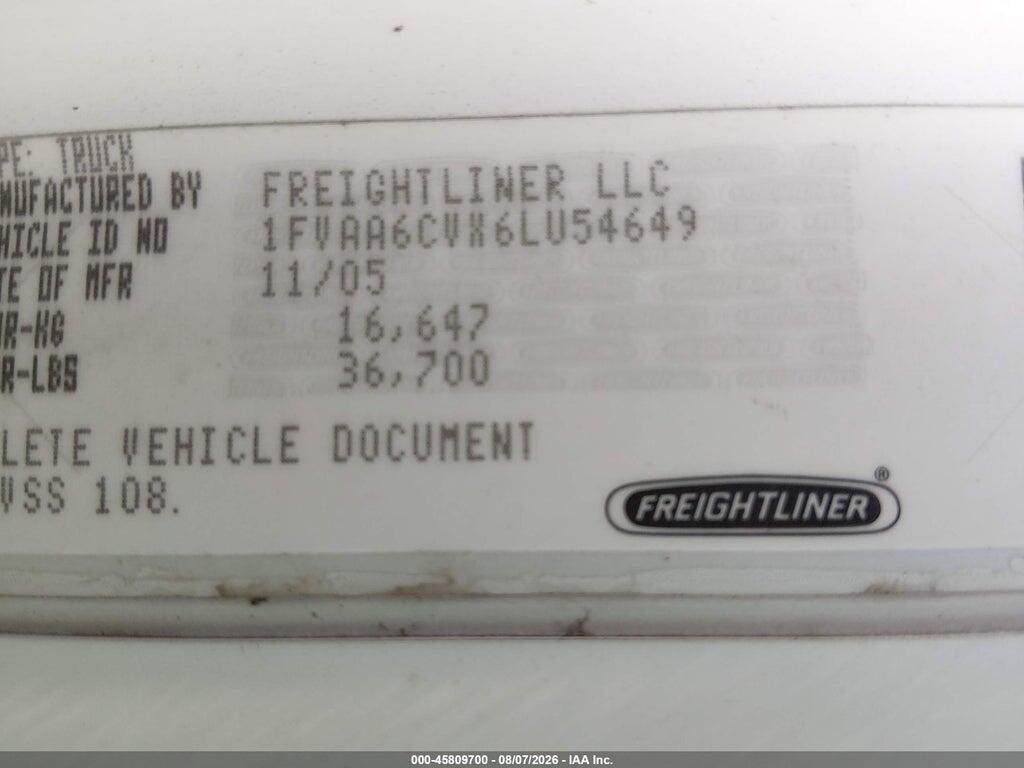 1FVAA6CVX6LU54649 2006 FREIGHTLINER MOTORHOME photo no. 8