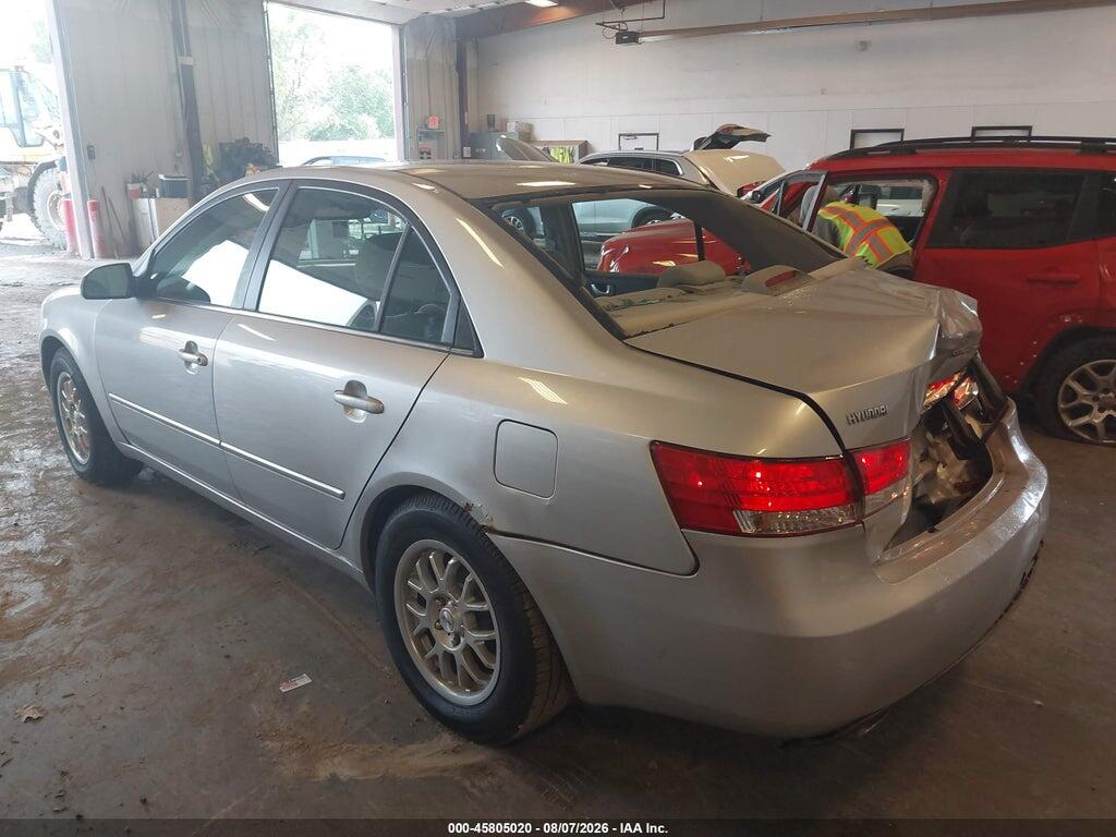 5NPEU46F76H044294 2006 HYUNDAI SONATA photo no. 3