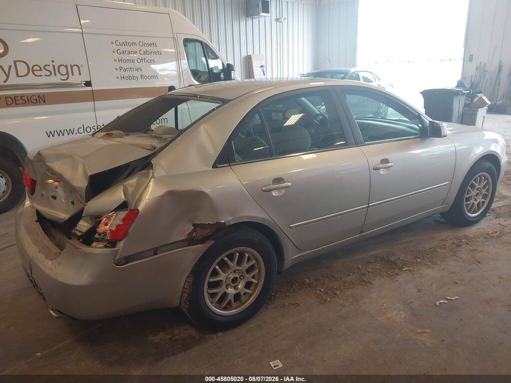 5NPEU46F76H044294 2006 HYUNDAI SONATA photo no. 4