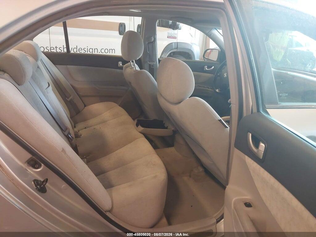 5NPEU46F76H044294 2006 HYUNDAI SONATA photo no. 8
