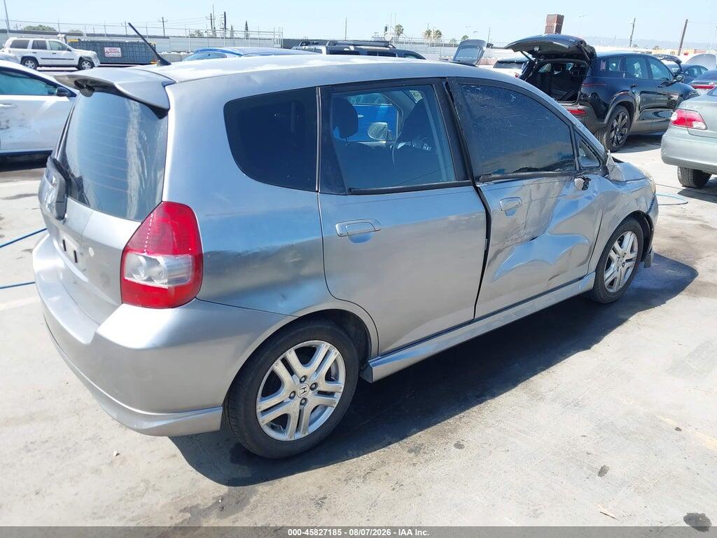 JHMGD38647S013649 2007 HONDA FIT photo no. 4