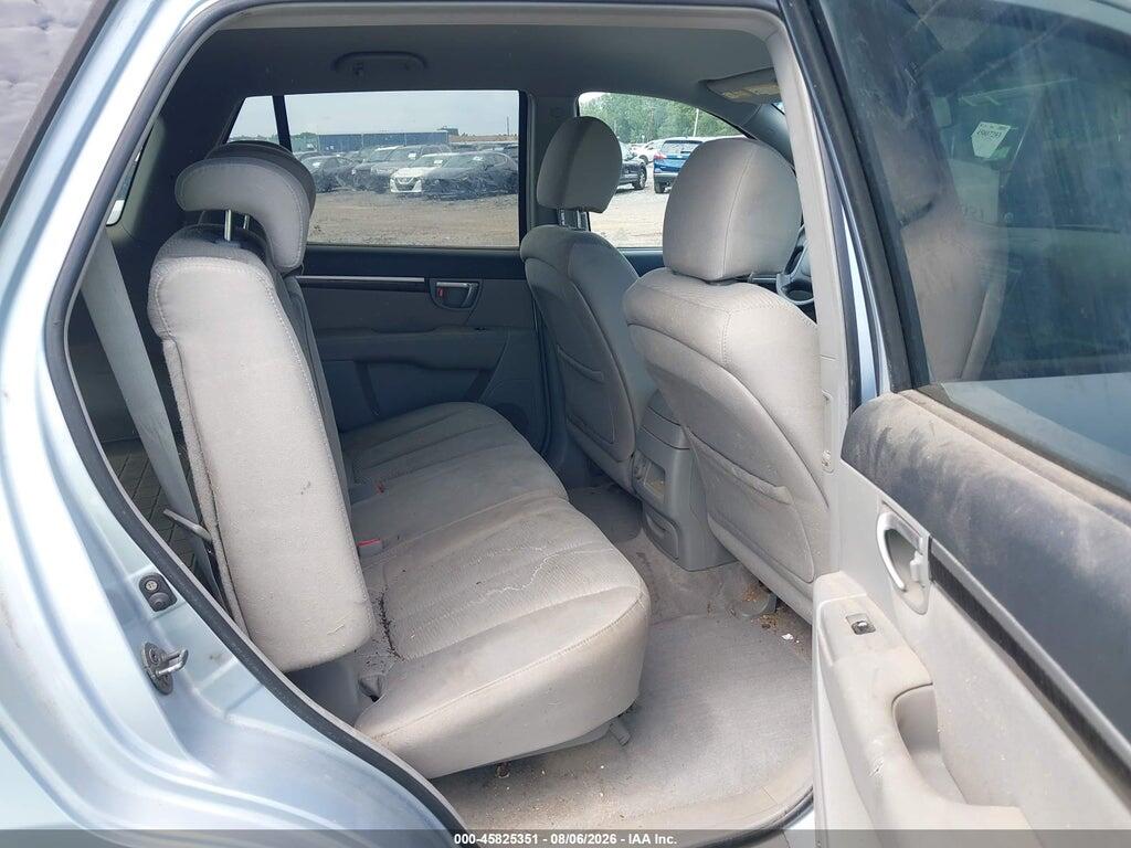 5NMSG73DX7H084138 2007 HYUNDAI SANTA FE photo no. 8