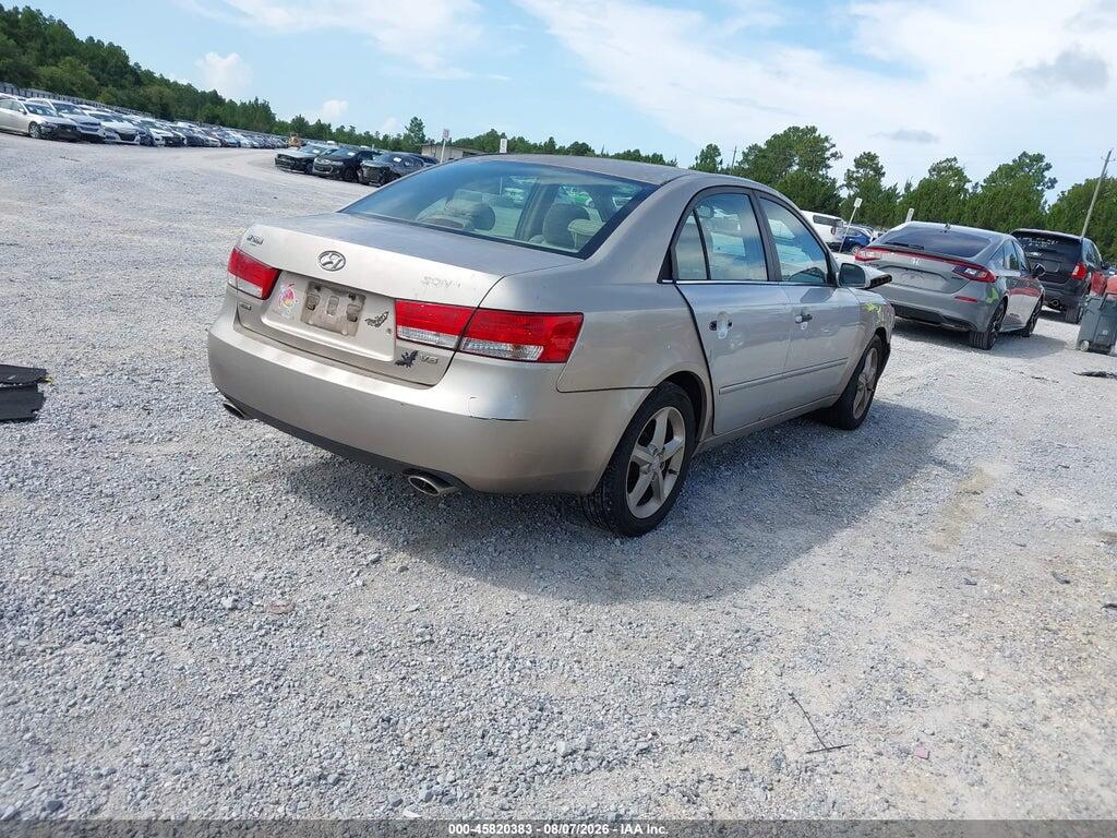 5NPEU46FX7H160722 2007 HYUNDAI SONATA photo no. 4