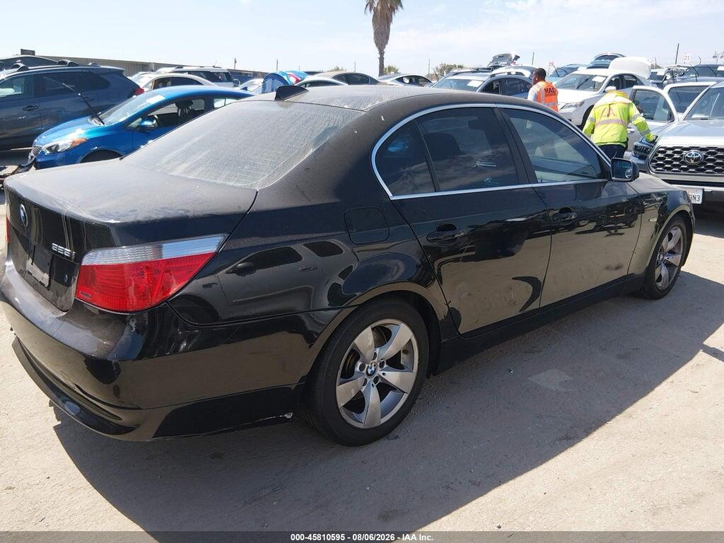 WBANE53507CW60105 2007 BMW 525I photo no. 4