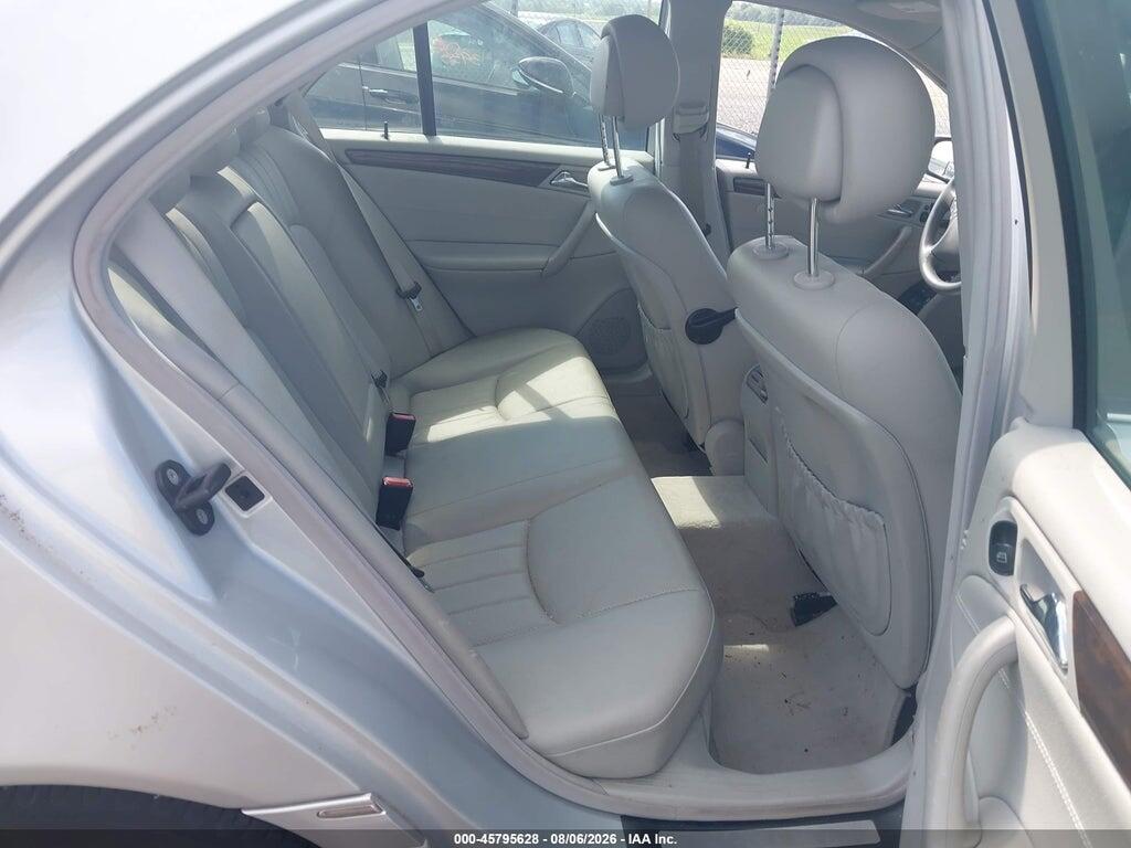 WDBRF92H37F878265 2007 MERCEDES-BENZ C 280 photo no. 8