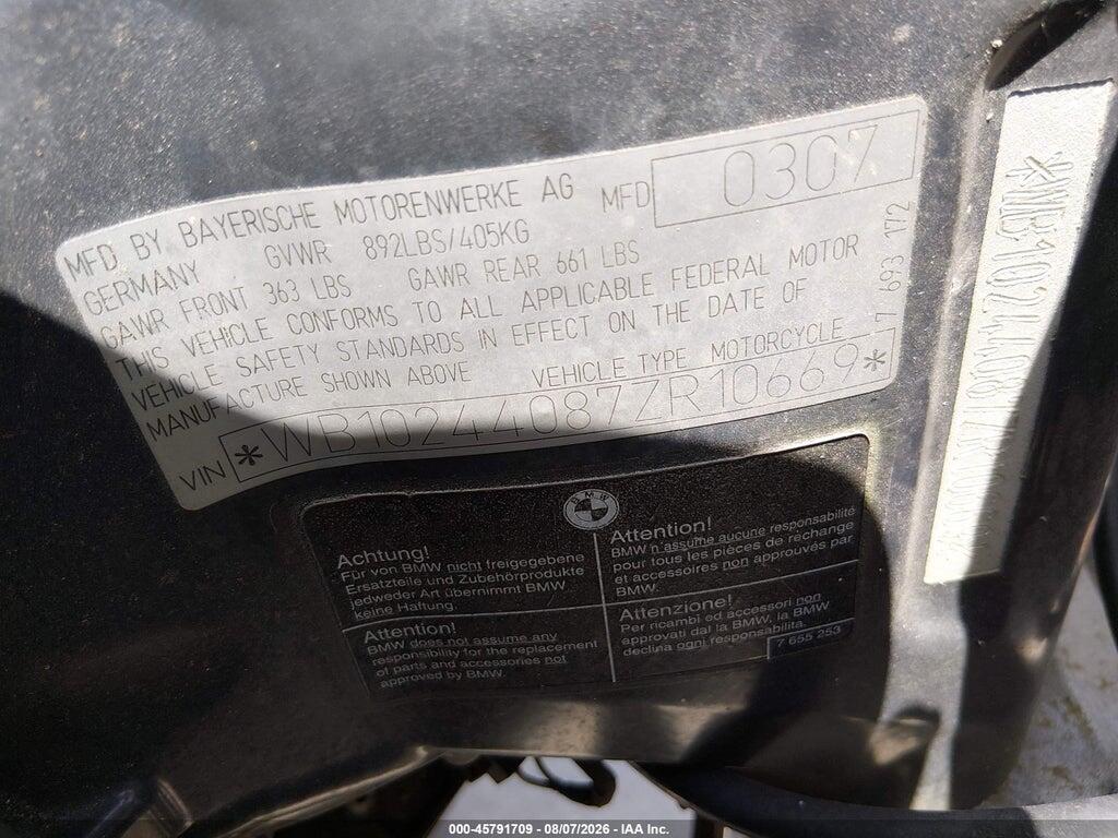 WB10244087ZR10669 2007 BMW F800 photo no. 10