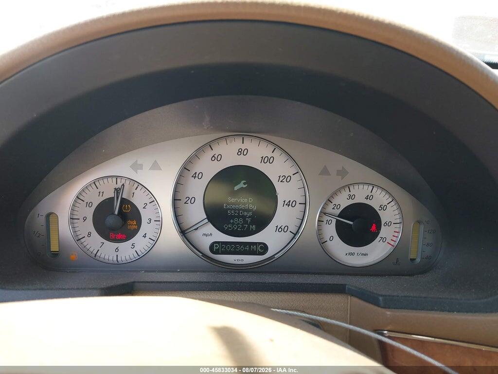 WDBUF56X58B296357 2008 MERCEDES-BENZ E 350 photo no. 7