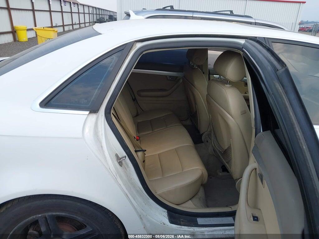 WAUAF78E38A009340 2008 AUDI A4 photo no. 8