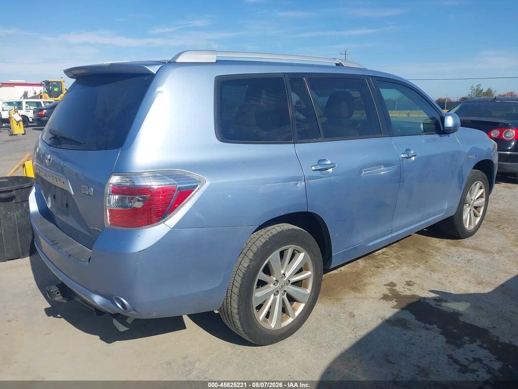 JTEEW44A482009228 2008 TOYOTA HIGHLANDER HYBRID photo no. 4
