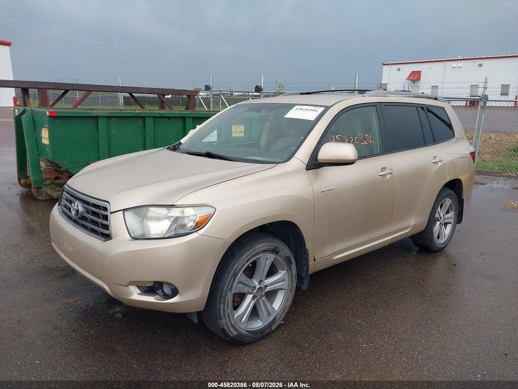 JTEES43A582094142 2008 TOYOTA HIGHLANDER photo no. 2
