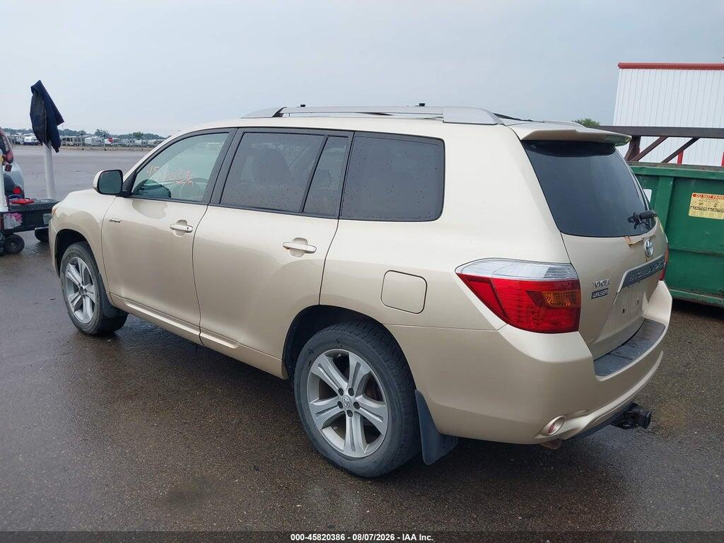 JTEES43A582094142 2008 TOYOTA HIGHLANDER photo no. 3