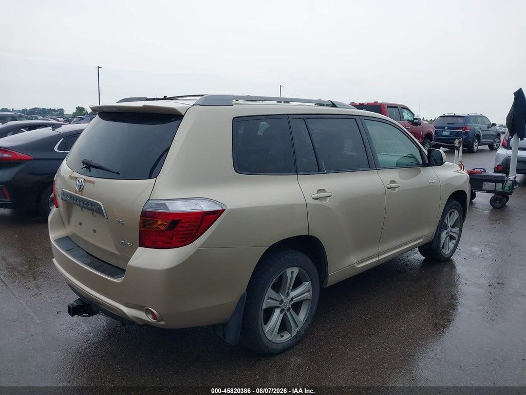 JTEES43A582094142 2008 TOYOTA HIGHLANDER photo no. 4