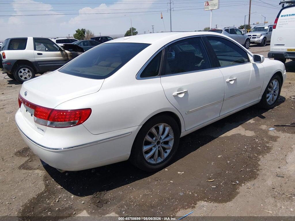 KMHFC46F58A265082 2008 HYUNDAI AZERA photo no. 4