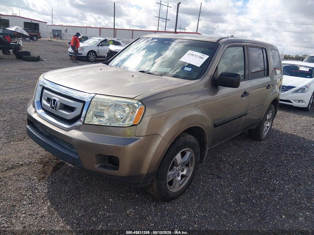 5FNYF38249B025927 2009 HONDA PILOT photo no. 2