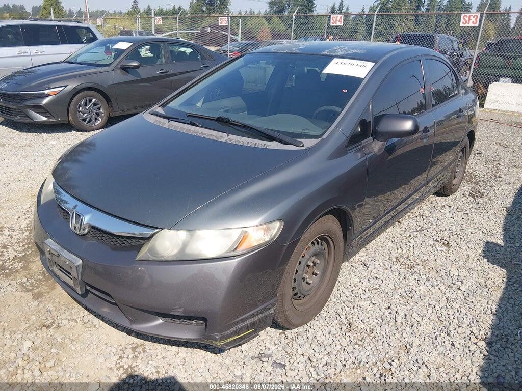 2HGFA16379H509530 2009 HONDA CIVIC photo no. 2