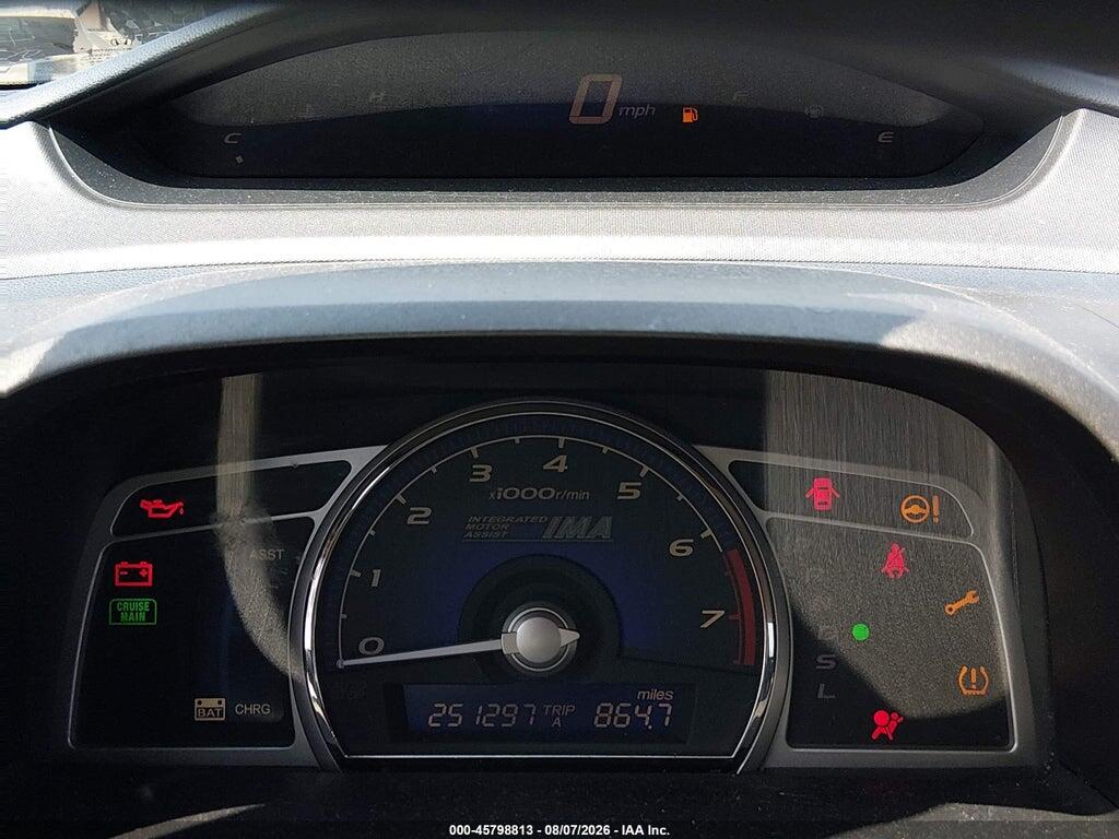 JHMFA36239S002021 2009 HONDA CIVIC HYBRID photo no. 7