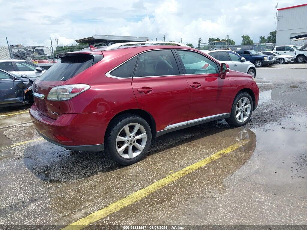 2T2ZK1BA5AC012418 2010 LEXUS RX 350 photo no. 4