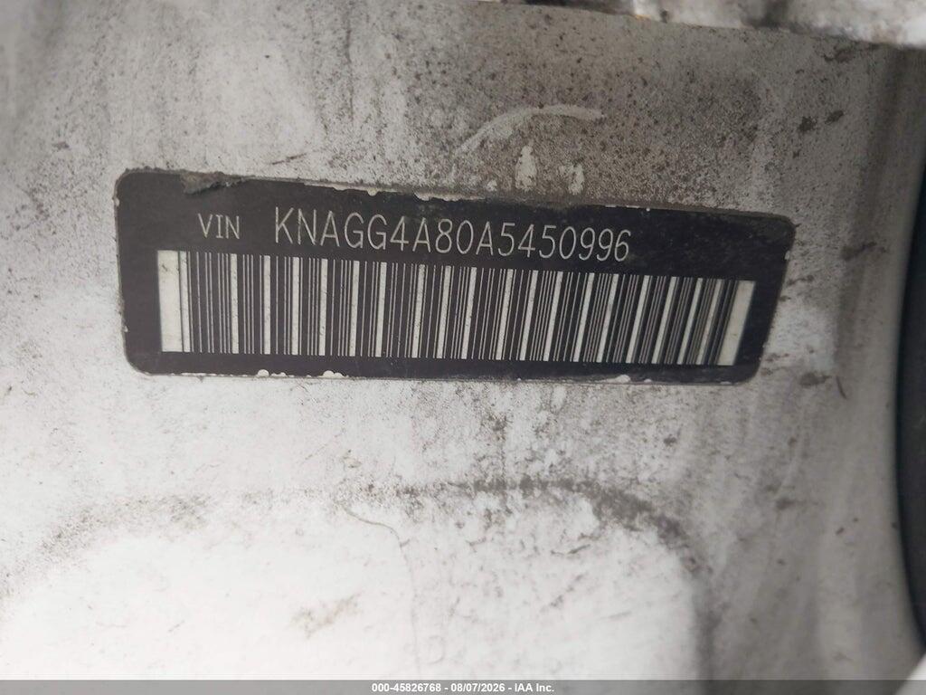 KNAGG4A80A5450996 2010 KIA OPTIMA photo no. 9