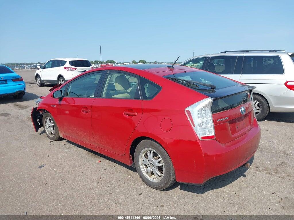 JTDKN3DU9A5179183 2010 TOYOTA PRIUS photo no. 3