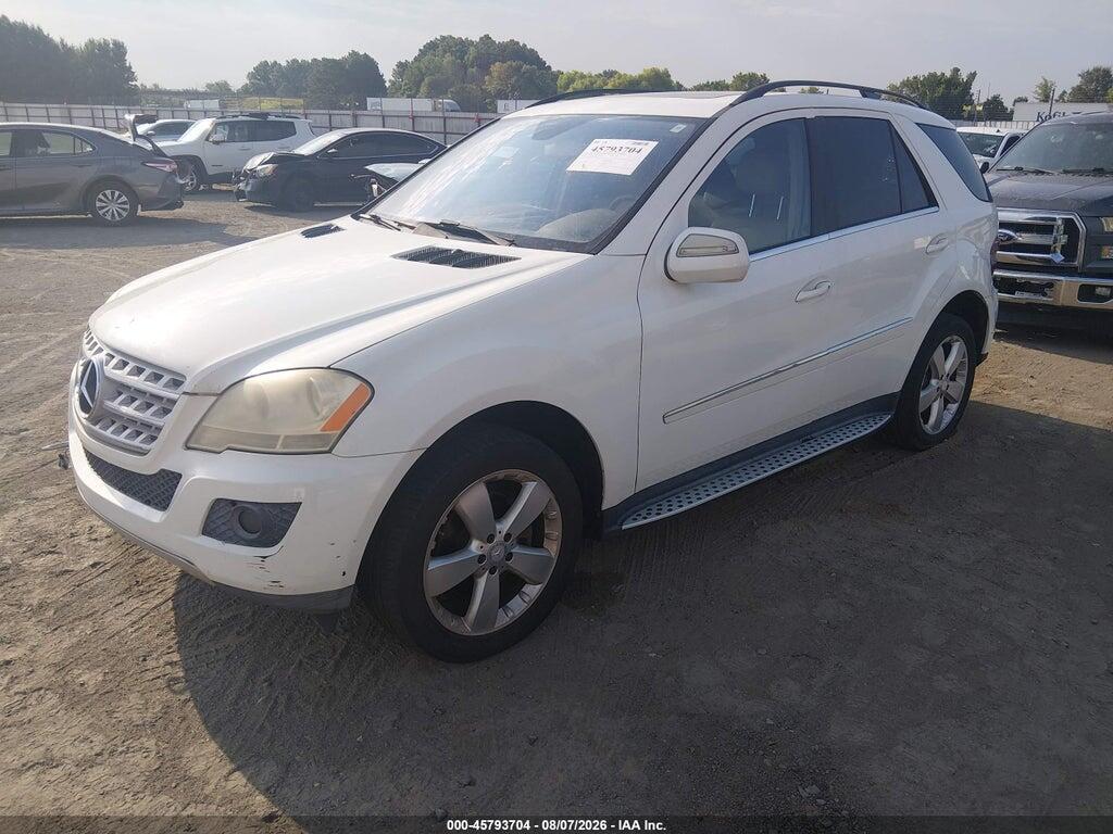 4JGBB5GB0AA594684 2010 MERCEDES-BENZ ML 350 photo no. 2