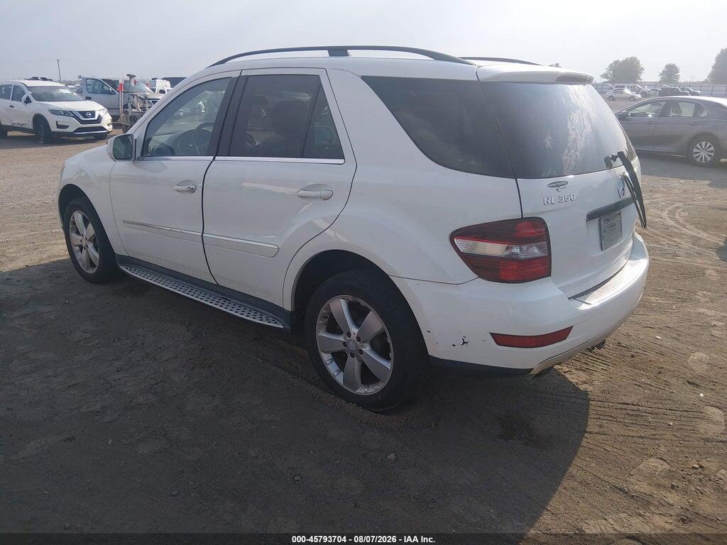 4JGBB5GB0AA594684 2010 MERCEDES-BENZ ML 350 photo no. 3
