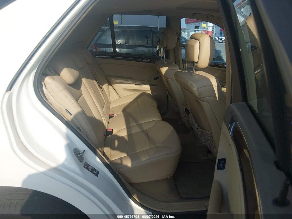 4JGBB5GB0AA594684 2010 MERCEDES-BENZ ML 350 photo no. 8