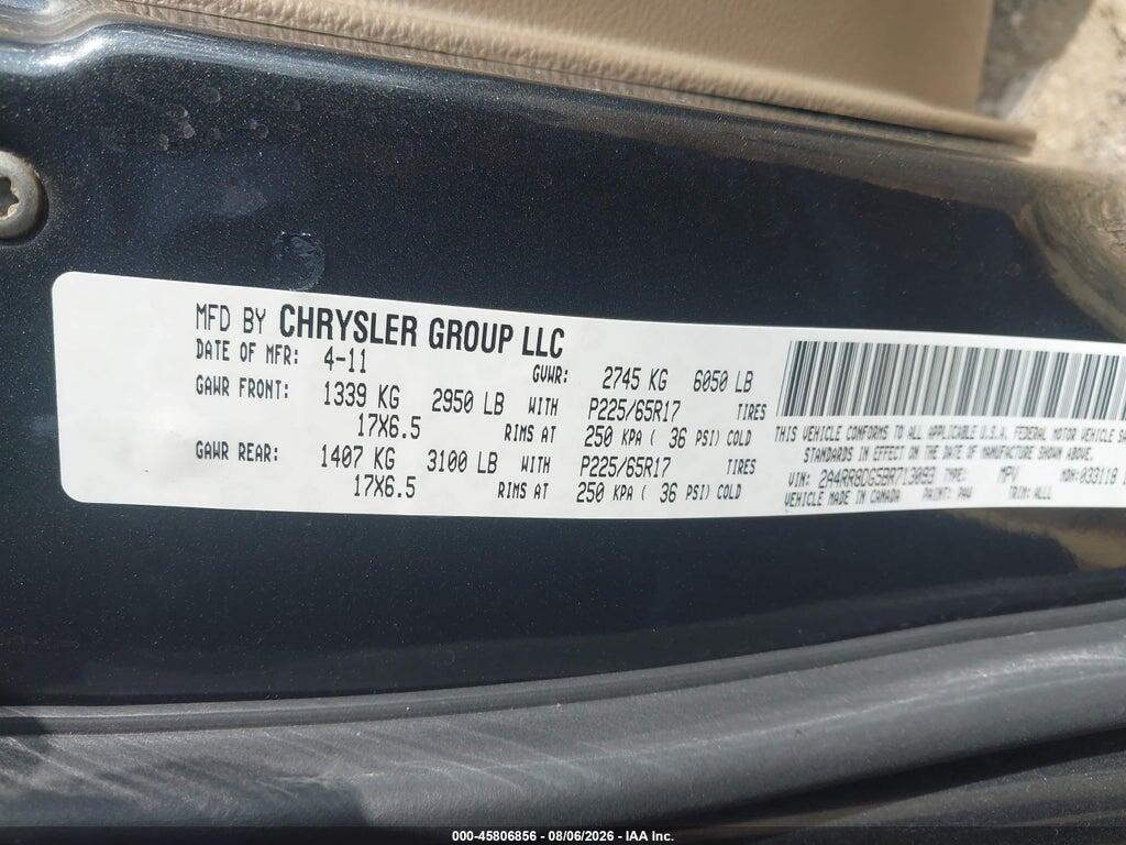 2A4RR8DG5BR713093 2011 CHRYSLER TOWN & COUNTRY photo no. 9