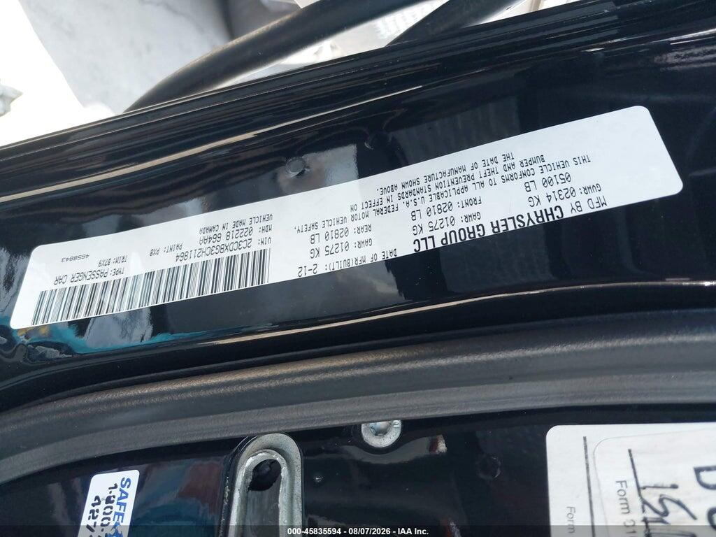 2C3CDXBG3CH211864 2012 DODGE CHARGER photo no. 9