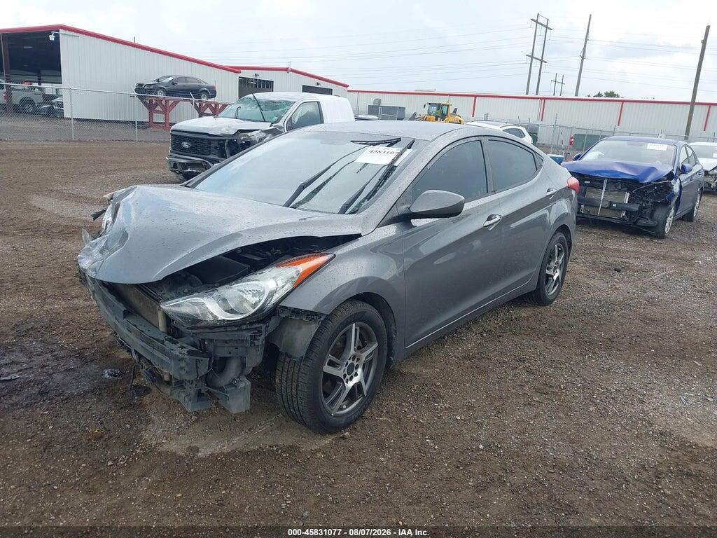 5NPDH4AE6CH061730 2012 HYUNDAI ELANTRA photo no. 2
