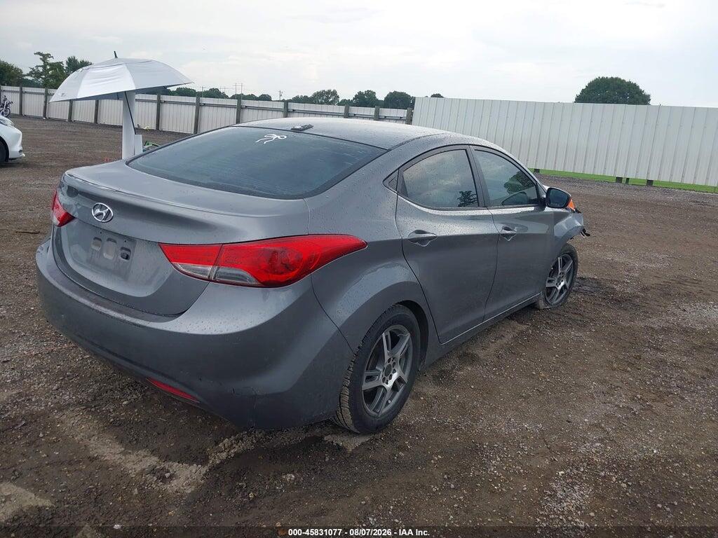 5NPDH4AE6CH061730 2012 HYUNDAI ELANTRA photo no. 4