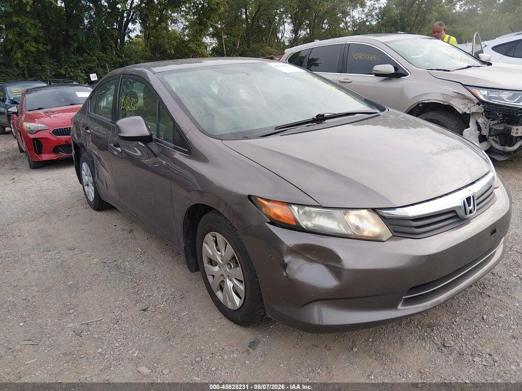 19XFB2F56CE015178 2012 HONDA CIVIC photo no. 1