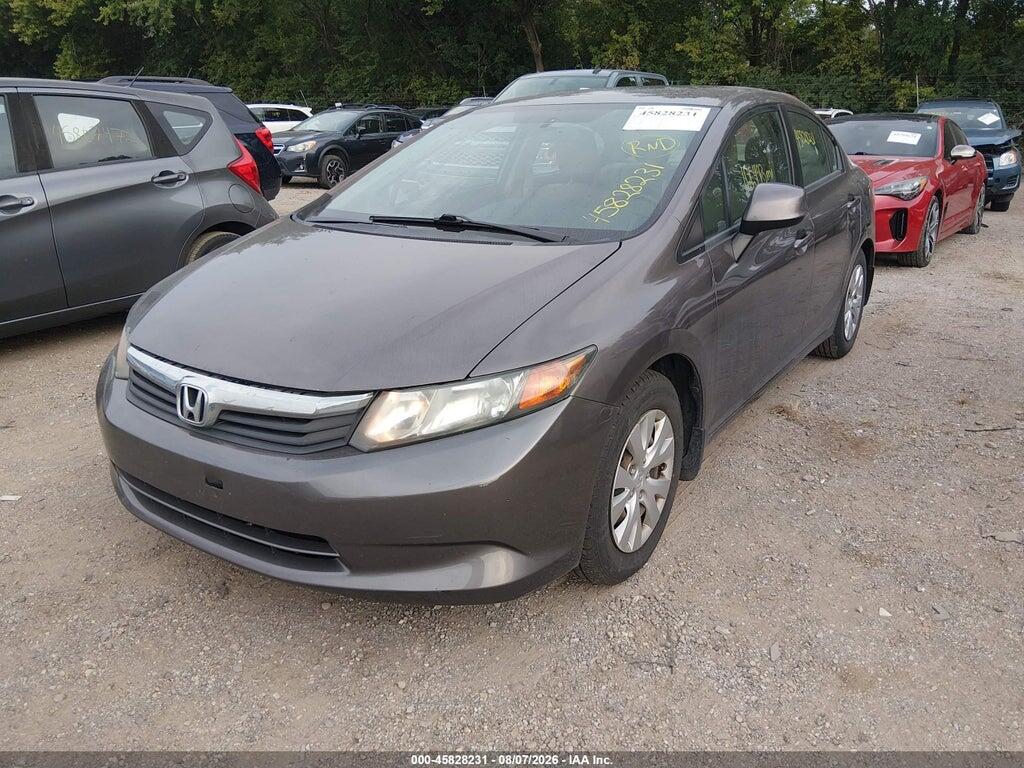 19XFB2F56CE015178 2012 HONDA CIVIC photo no. 2