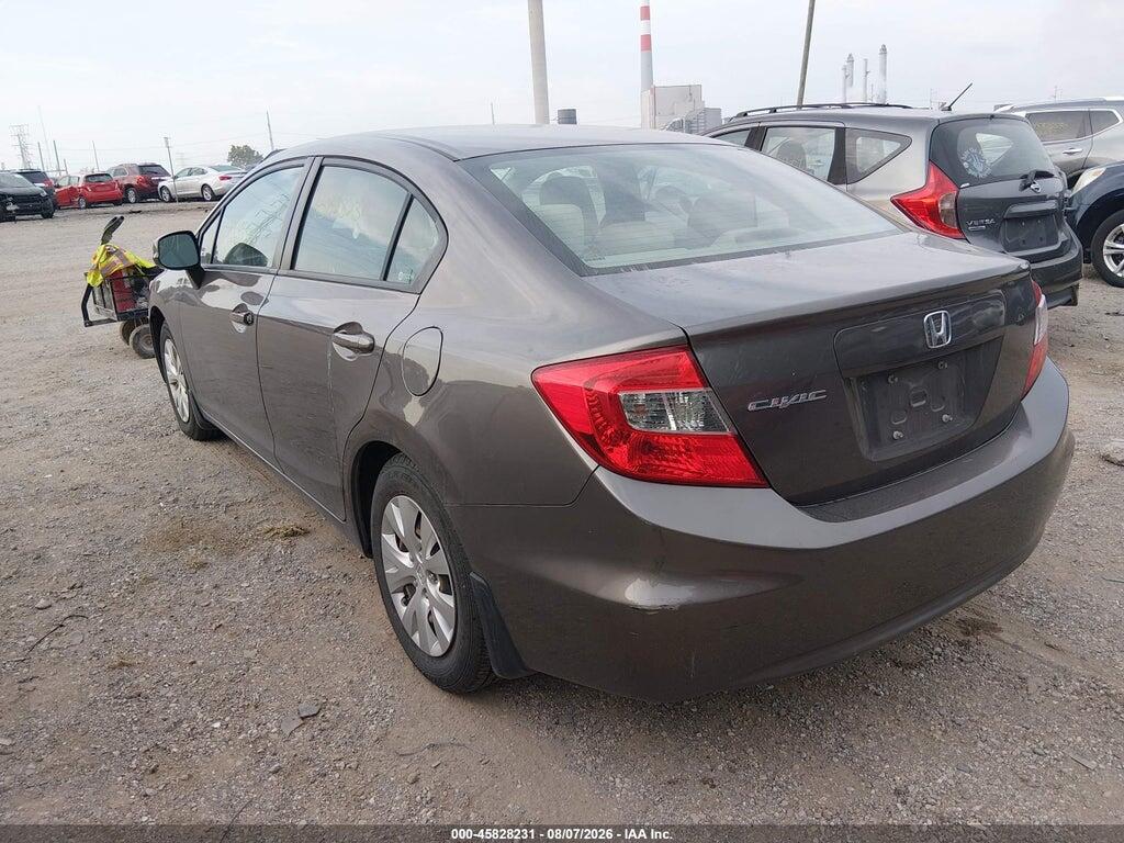 19XFB2F56CE015178 2012 HONDA CIVIC photo no. 3