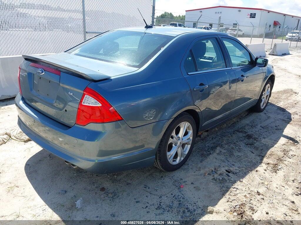 3FAHP0HA0CR244429 2012 FORD FUSION photo no. 4