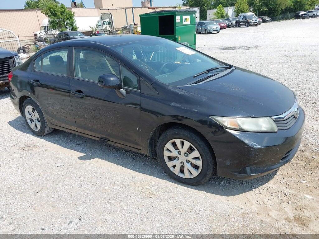 19XFB2F54CE074424 2012 HONDA CIVIC photo no. 1