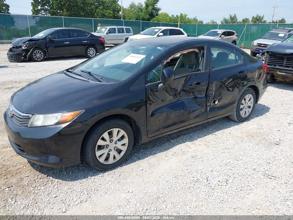 19XFB2F54CE074424 2012 HONDA CIVIC photo no. 2