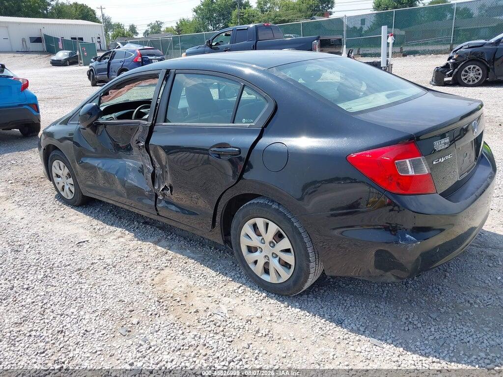 19XFB2F54CE074424 2012 HONDA CIVIC photo no. 3