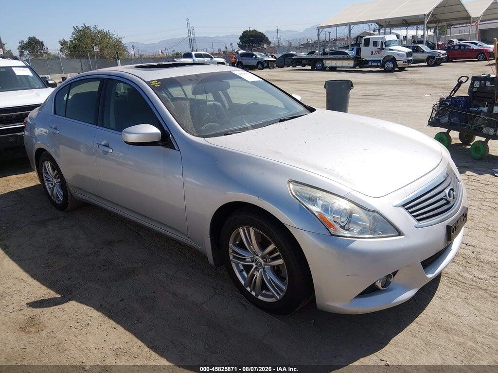 2012 INFINITI G25 JN1DV6AP9CM811801