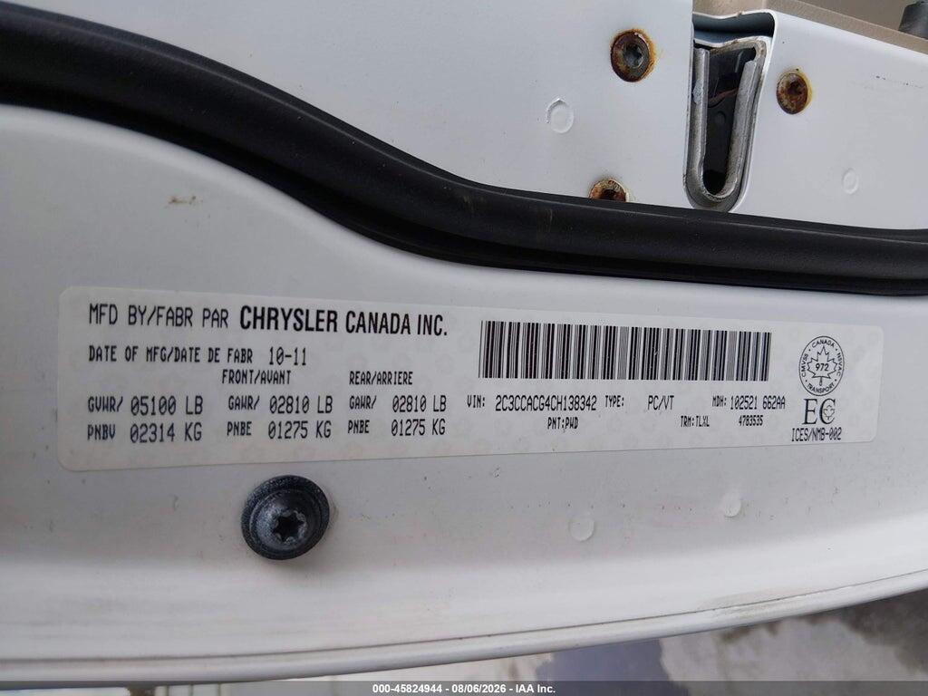 2C3CCACG4CH138342 2012 CHRYSLER 300 photo no. 9