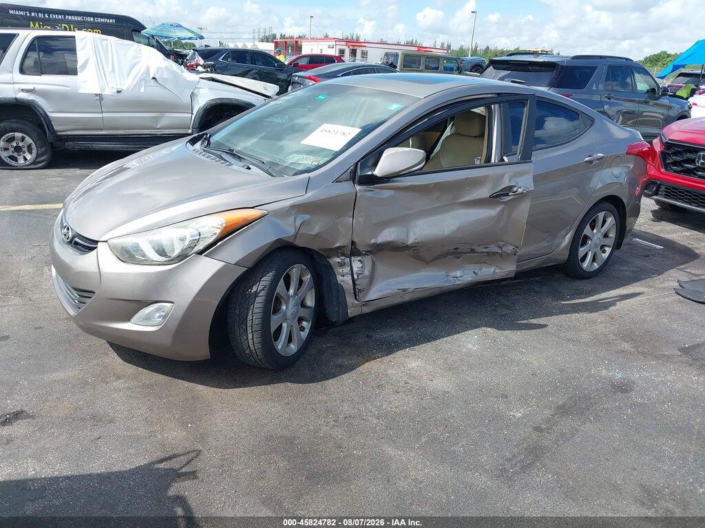 5NPDH4AE9CH143483 2012 HYUNDAI ELANTRA photo no. 2