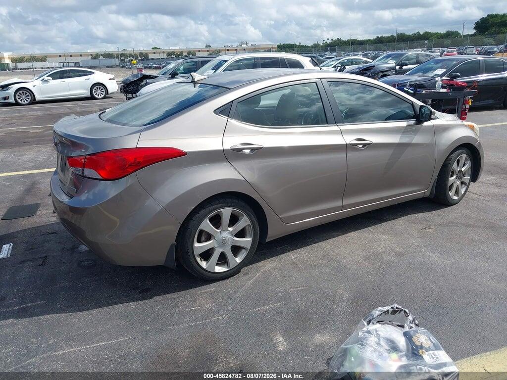 5NPDH4AE9CH143483 2012 HYUNDAI ELANTRA photo no. 4